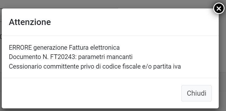 Configurazione azienda Reginvoice