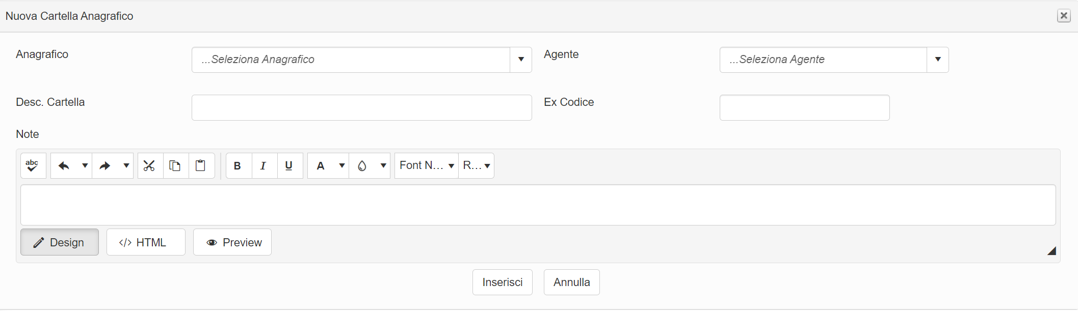 Archiviare documenti neglianagrafici clienti e fornitori su Reginvoice